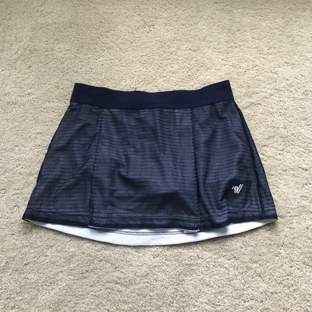 Varsity Navy Cheer Skirt with Spandex